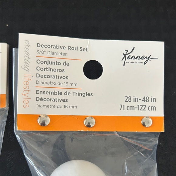 White Decorative Rod Set - Picture 2 of 7